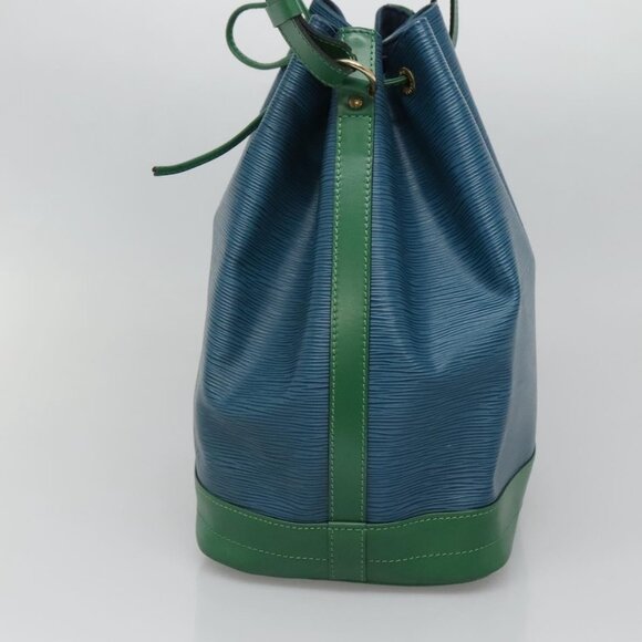 LOUIS VUITTON Epi Noe Shoulder Bag Bicolor Green Blue M44044 LV Auth 132146 - Picture 4 of 16